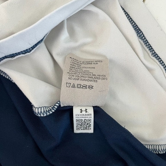 Under Armour Polo Shirt Men's Size XL Blue The Playoff Polo‎ Short Sleeve Golf - Picture 11 of 12
